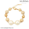 73920 Xuping Jewelry Fashion Charms Women Brass Bead Bracelet